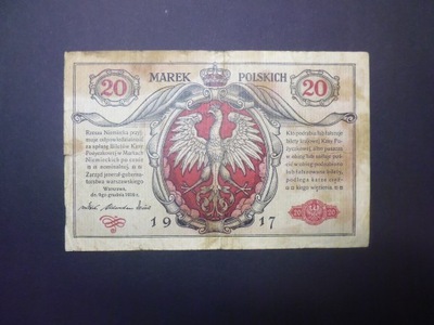 B930. 20 Marek Polskich 1916 seria A Jenerał .
