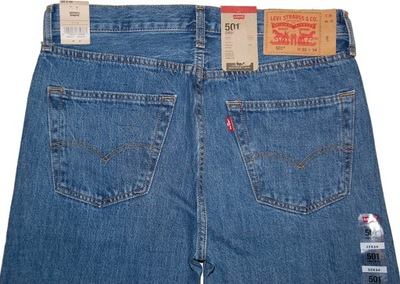 LEVIS 501 32/34 W32 L34 STRAIGHT 0193 pas 84 cm