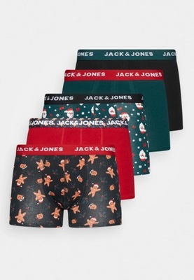 Bokserki Męskie Jack & Jones Trunks 5-Pack rozm S