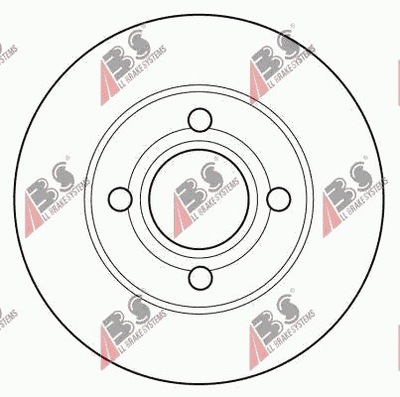 DISCO DE FRENADO AUDI 80 91-92 WENT.  