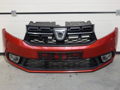 Dacia sandero ii logan ii lift бампер перед передний kompletny решётка радиатора решётка фото №1