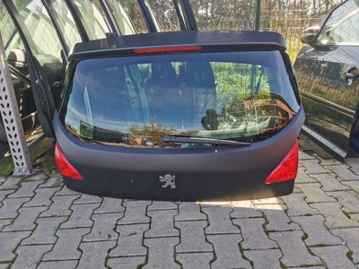Peugeot 3008 кришка багажника багажника чорний mat фото №1