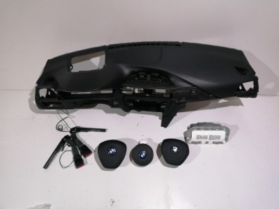 Bmw 3 f30 f31 f34 приборная панель консоль подушка безопасности натяжители фото №1