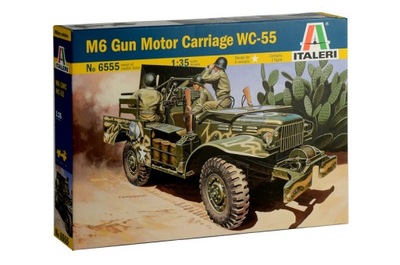 Italeri-6555 M6 GUN MOTOR CARRIAGE WC-55