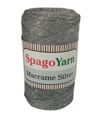 Spagoyarn Macrame Silver 137 szary