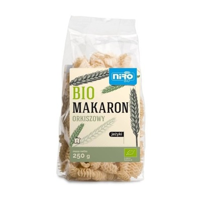 Makaron orkiszowy jeżyki BIO 250 g - Niro