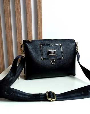 Laura Biaggi Torebka Listonoszka Czarna