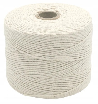 SZNUREK BAWEŁNIANY DO MAKRAMY 25DKG