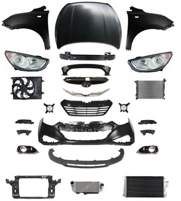 Hyundai ix35 09-15 перед pas капот бампер крила фото №1