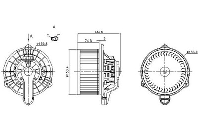 Nissens вентилятор воздуходувка ford ranger 2.2 tdci фото №1