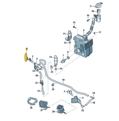 Заглушка форсунка распылителя фары seat altea фото №1