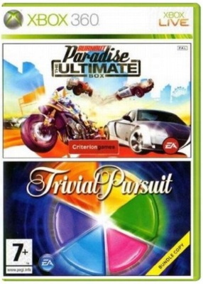 Burnout Paradise The Ultimate Box + Trivial Pursuit XBOX 360