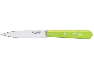 Nóż kuchenny ząbkowany Opinel Pop Green No.113