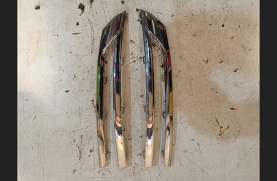 Решітка радіатора opel astra v лівий правий хром фото №1