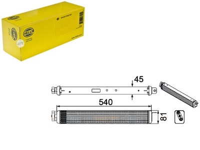 HELLA РАДІАТОР МАСЛА BMW 7 760 I.LI (E65. E66. E6