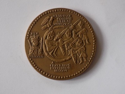 Medal: Władysław Wygnaniec - PTAiN - Seria Królewska - Polska - PRL Korski