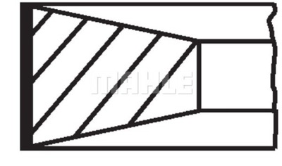 КІЛЬЦЯ ПОРШНЕВІ (130MM (STD) 4-3,16-4) DAF DAF