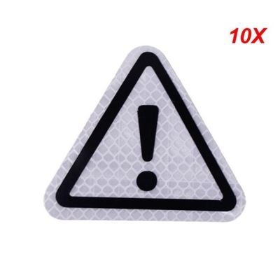 3/5/10PCS Reflective Film Durable Warning Sign Ref 