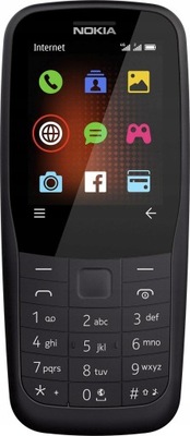 Telefon komórkowy Dual-SIM Nokia 220 4G czarny