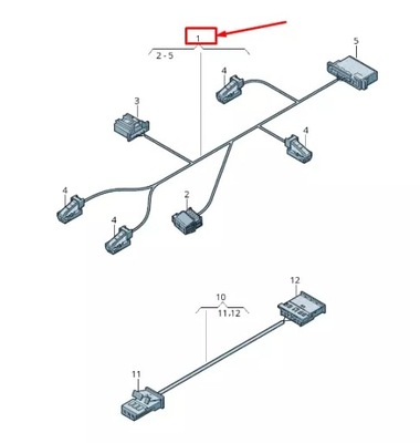 Audi rs7 sportback 4g roof проводка harness 4g0971100j фото №1