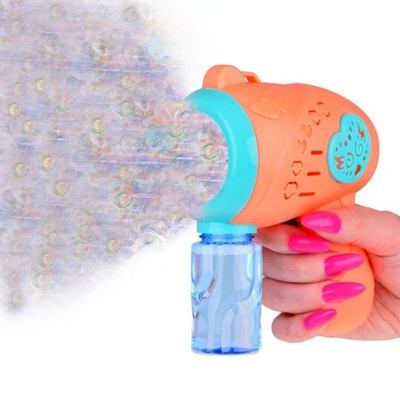 Zabawka Kolorowy Pistolet do baniek dla dzieci Bańki mydlane