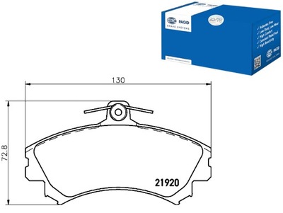 HELLA 8DB355016681 SABOTS DE FREIN DE FREIN - milautoparts-fr.ukrlive.com