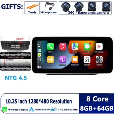 ANDROID 13 GPS PARA MERCEDES GASOLINA KLASY B W245 W246 B180 B200 B220 B250 B260  