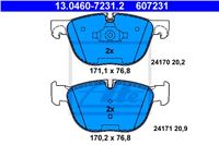 ATE КОЛОДКИ ТОРМОЗНЫЕ ПЕРЕДНЯЯ BMW X5 E70 07- BMW X5 E70 06-/BMW X5