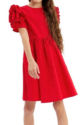 Sukienka dla dziewczynki - Czerwona Kate czerwień, 146/152