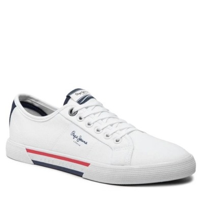 BUTY PEPE JEANS BRADY MEN BASIC PMS30816 800 3 TENISÓWKI MĘSKIE -31%