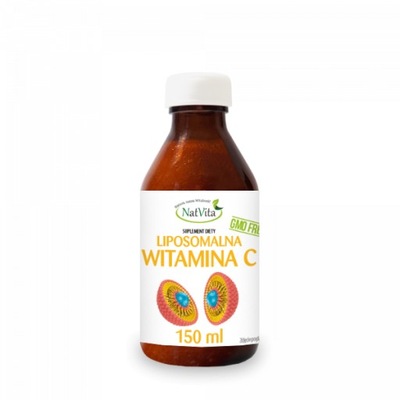 Vitamín C Lipozomálna kyselina L-askorbová Tekutina Imunita 150ml NatVita