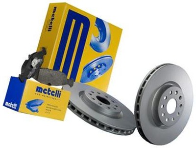 METELLI ДИСКИ + КОЛОДКИ ПЕРЕД FIAT STILO 284MM