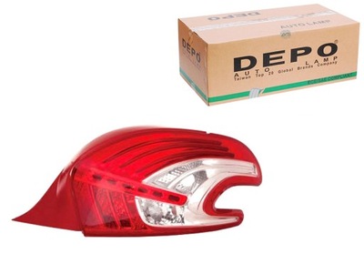 DEPO ФАРА (LED/P21W/PY21W/R10W) PEUGEOT 208 I HAT