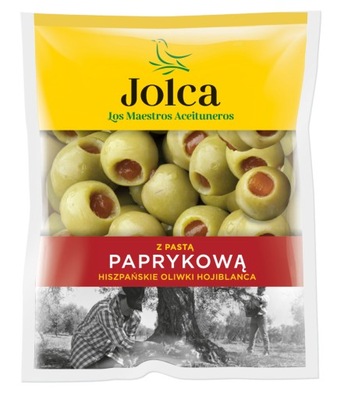 Oliwki zielone z papryką 110g Jolca