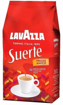 KAWA ZIARNISTA SUERTE robusta 1kg LAVAZZA