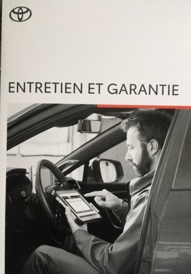 TOYOTA LIBRO DE MANTENIMIENTO GWARANCYJNA FRANCUSKA  