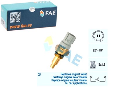 Термовимикач вентилятора радіатора honda accord iv accord v accord фото №1