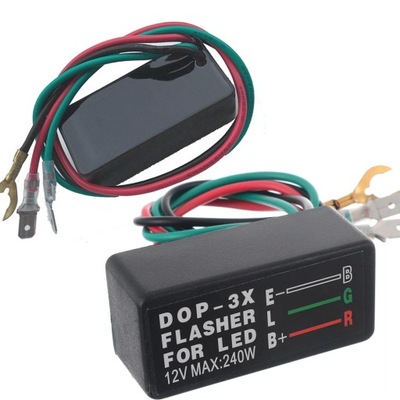 3 PIN PRZEKAŹNIK KIERUNKOWSKAZÓW MIGACZY LED LEDOWYCH PRZERYWACZ