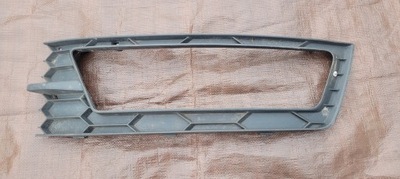 Решётка бампера левый перед skoda rapid фото №1