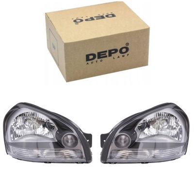 REJILLAS FAROS IZQUIERDA + DERECHA DO HYUNDAI TUCSON 2004-  