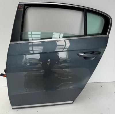 Vw passat b7 двері лівий задня задні lk7x sedan фото №1