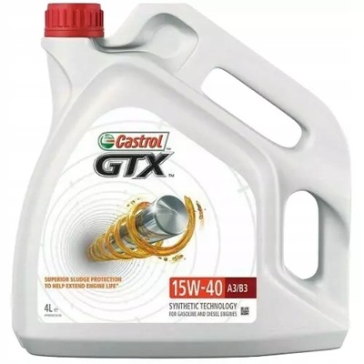 Olej Silnikowy Castrol GTX 4L 15W-40