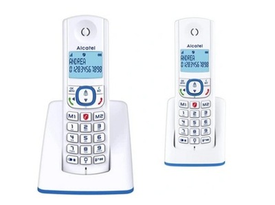 Telefon bezprzewodowy Alcatel F530 DUO 2szt X6A33