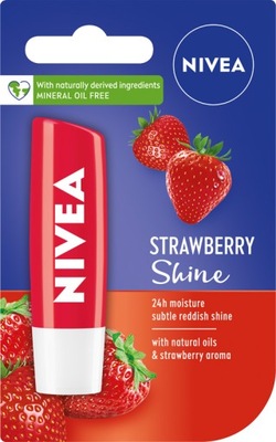 NIVEA LIP CARE BALSAM TRUSKAWKOWA POMADKA UST