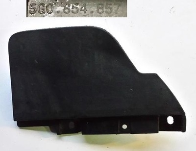 Брызговик защита левый задняя vw golf vii 7 5g0854857 фото №1