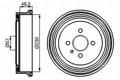 BEBEN DE FRENADO VAUXHALL OPEL CHEVROLET BOSCH  