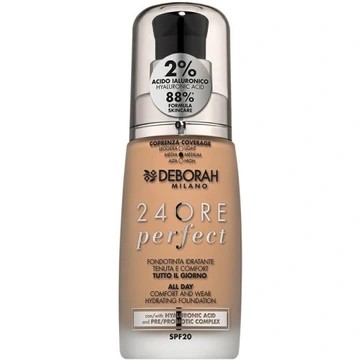 Podkład włoski Liquido 24 godziny Perfect 03 caramel beige - Deborah