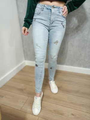 Spodnie damskie jeansy push up M.Sara rozmiar 29