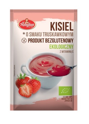 Kisiel instant Truskawkowy bez glutenu BIO 30g