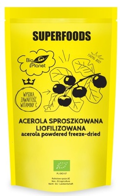 ACEROLA SPROSZKOWANA LIOFILIZOWANA BIO 100 g - BIO PLANET